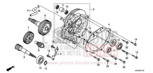 BOITE DE VITESSES NSC110MPDK de 2019